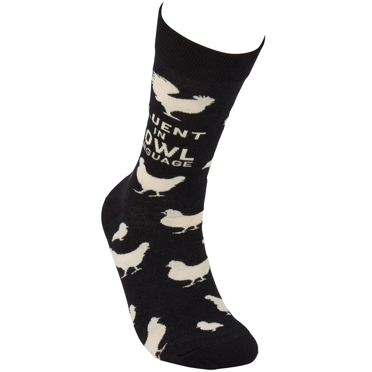 Fluent In Fowl Language Novelty Chicken Socks - Image 3