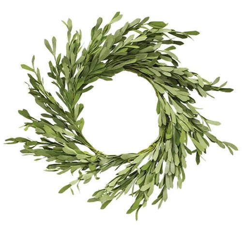 Foamy Willow Leaves 24" Faux Foliage Wreath