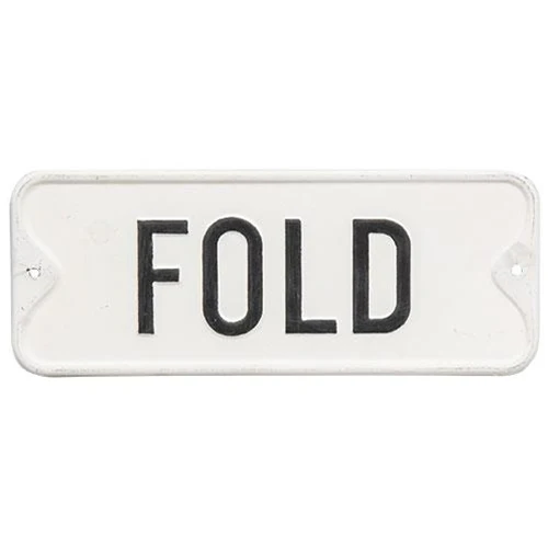 FOLD Farmhouse 9" Laundry Metal Sign - Image 2