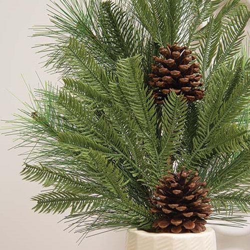 ๐ Forest Path Pine 25" Faux Evergreen Spray - Image 3