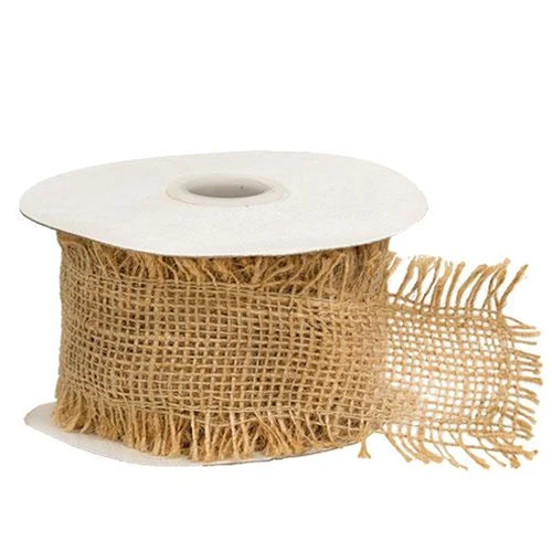 Frayed Burlap Ribbon 2.5" W x 10 yards