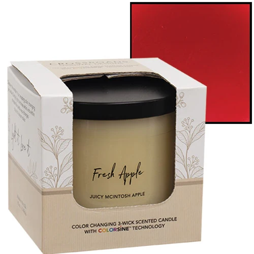 Fresh Apple Color Changing Candle 15.5oz - Image 2