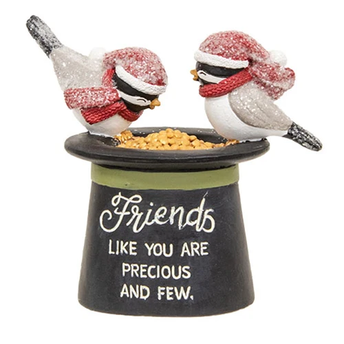 ๐ Friends Like You are Precious and Few Resin Birds Small Figure