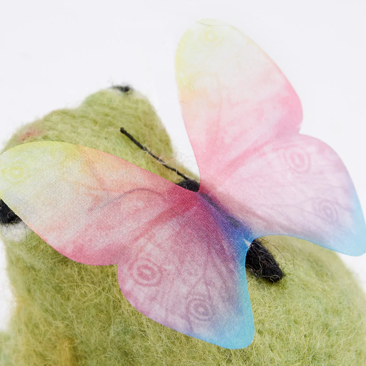 Frog with Butterfly Felt Critter - Image 3