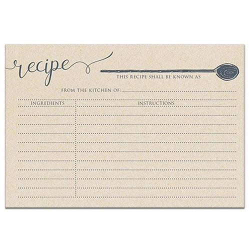 From the Kitchen Spoon Recipe Cards Package of 24 - Image 2