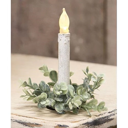 Frosted Boxwood 4" Small Wreath Ring - Image 2