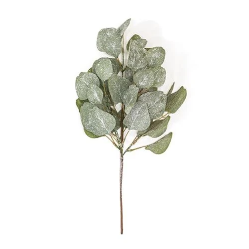 Frosted Dollar Eucalyptus Leaf 19" Faux Foliage Spray