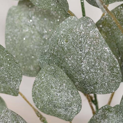 Frosted Dollar Eucalyptus Leaf 29" Faux Foliage Spray - Image 4