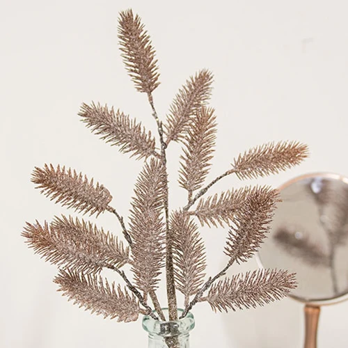 Frosty Bristle Pine 20.5" Faux Spray - Image 2