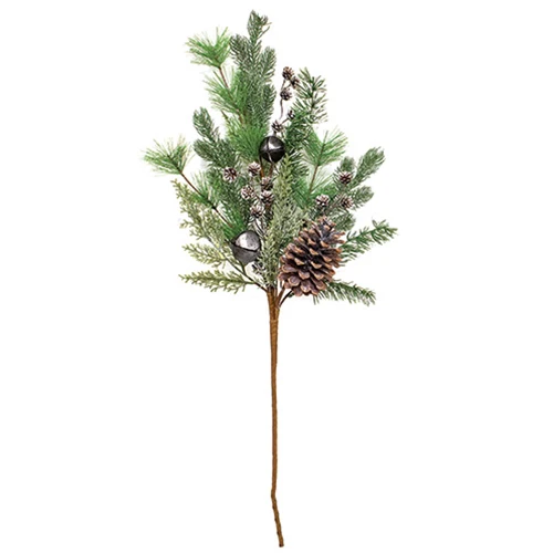 Frosty Cheer Pine 30" Faux Evergreen Spray