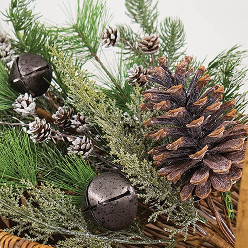 Frosty Cheer Pine 30" Faux Evergreen Spray - Image 3