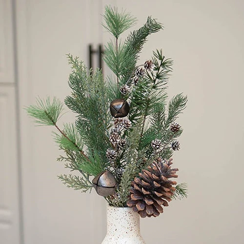 Frosty Cheer Pine 30" Faux Evergreen Spray - Image 4