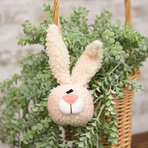 Fuzzy Bunny Boy Ornament - Image 2