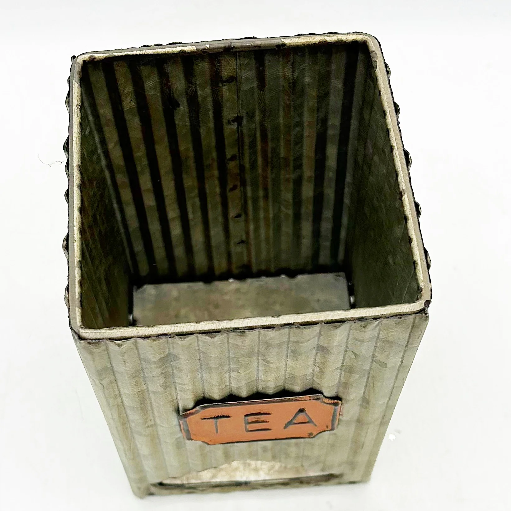 Galvanized Corrugated Teabag Holder - Image 6