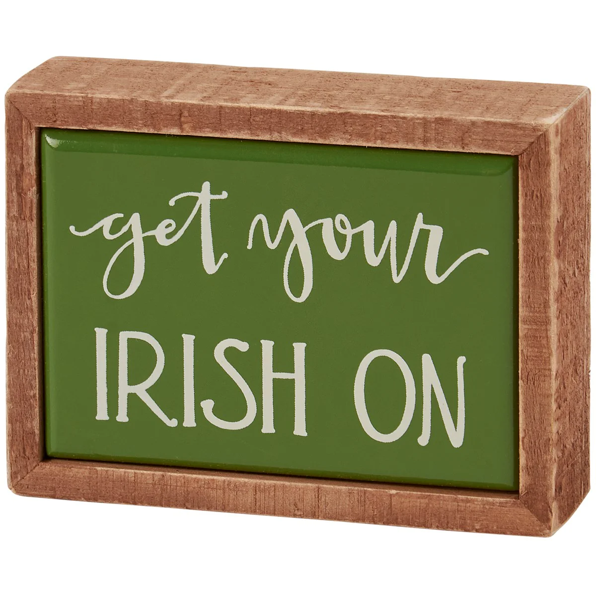 💙 Get Your Irish On Mini Box Sign