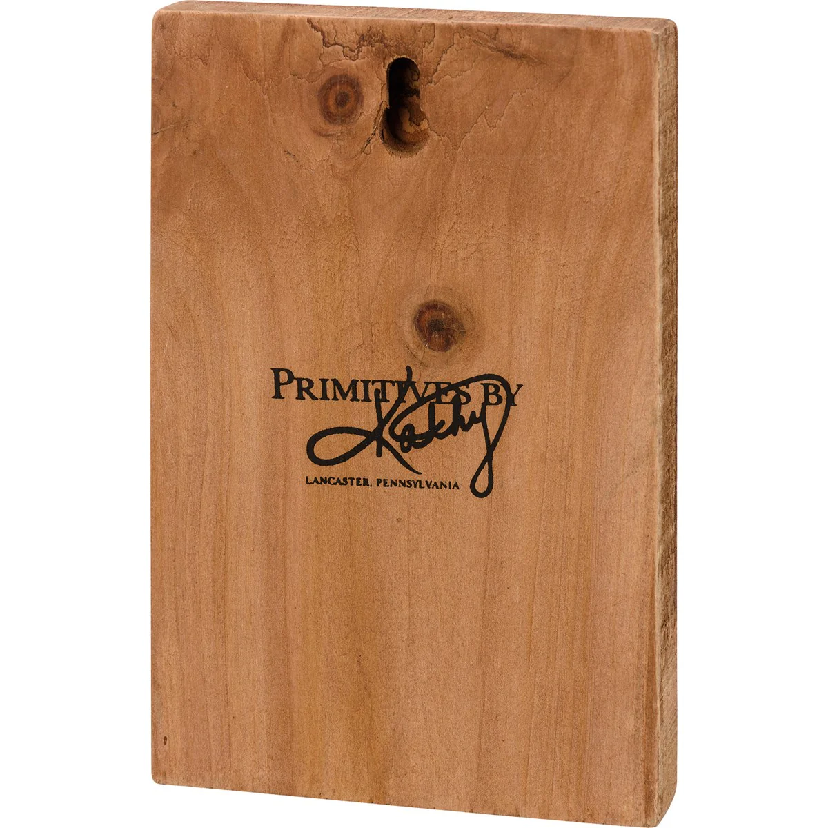 Ghost Dog 6" Wooden Halloween Block Sign - Image 3
