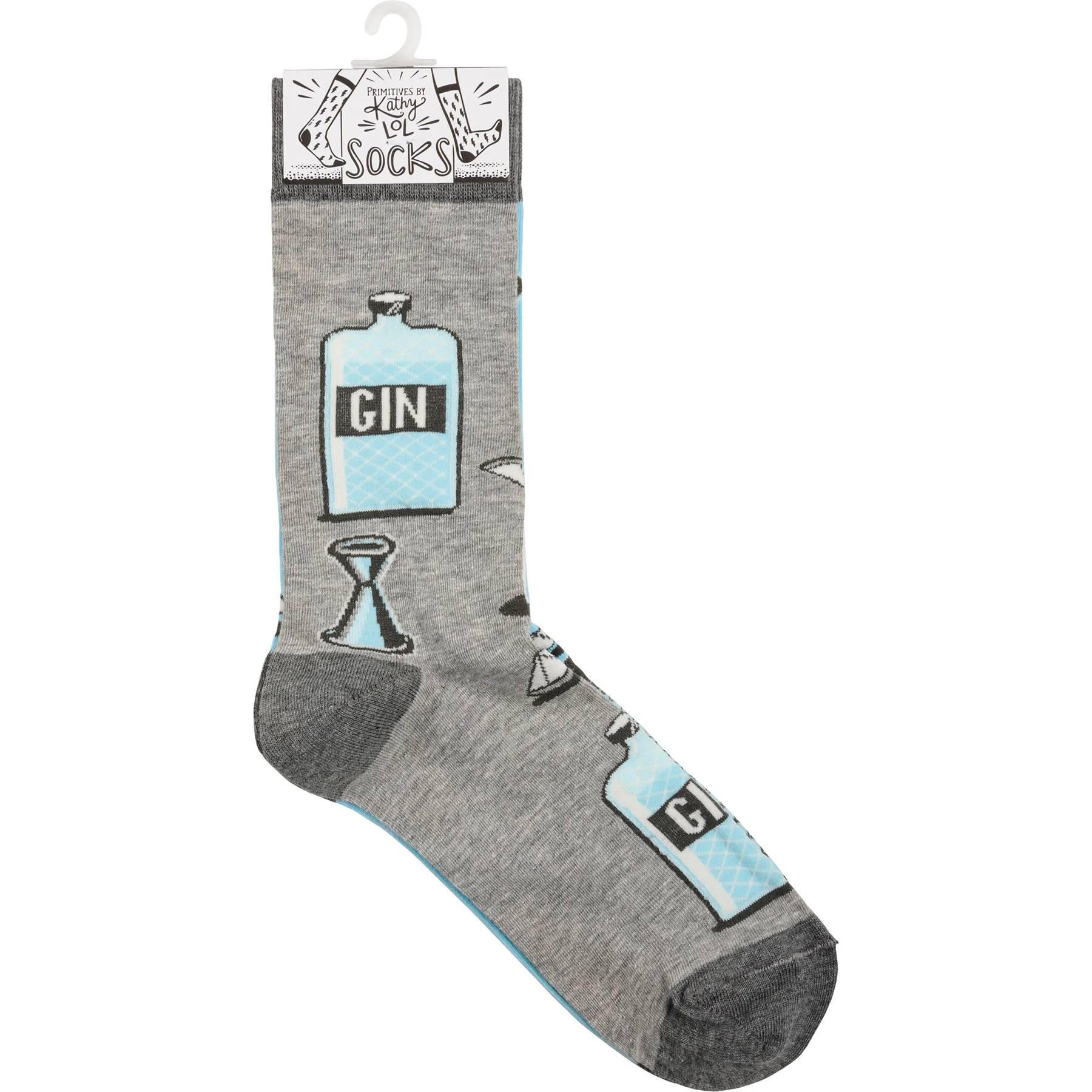 💙 Gin & Tonic Unisex Fun Socks - Image 2