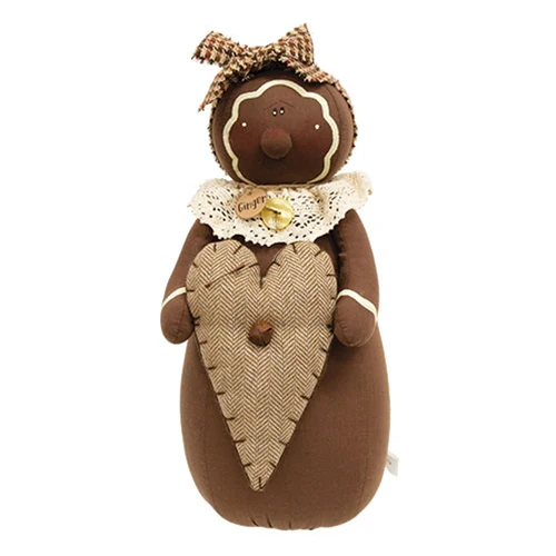 Ginger the Gingerbread Girl 12" Fabric Figure