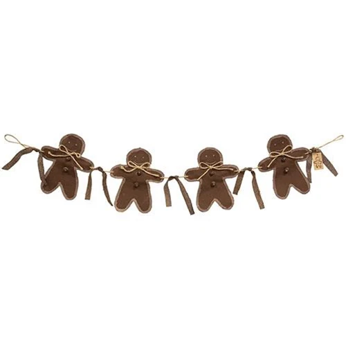 ๐ Gingerbread and Ribbons 36" Garland - Image 2