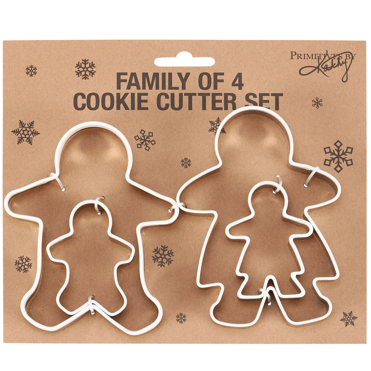 ๐ Gingerbread Family Cookie Cutter Set