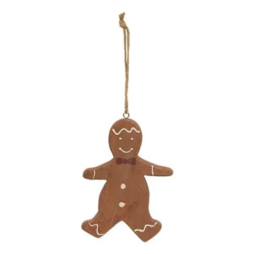 ๐ Gingerbread Man Cookie Wooden Ornament