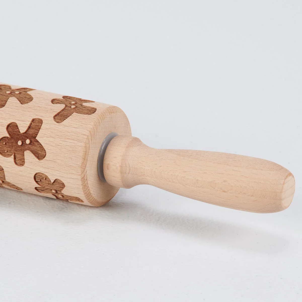 Gingerbread Men Large Rolling Pin - Image 4