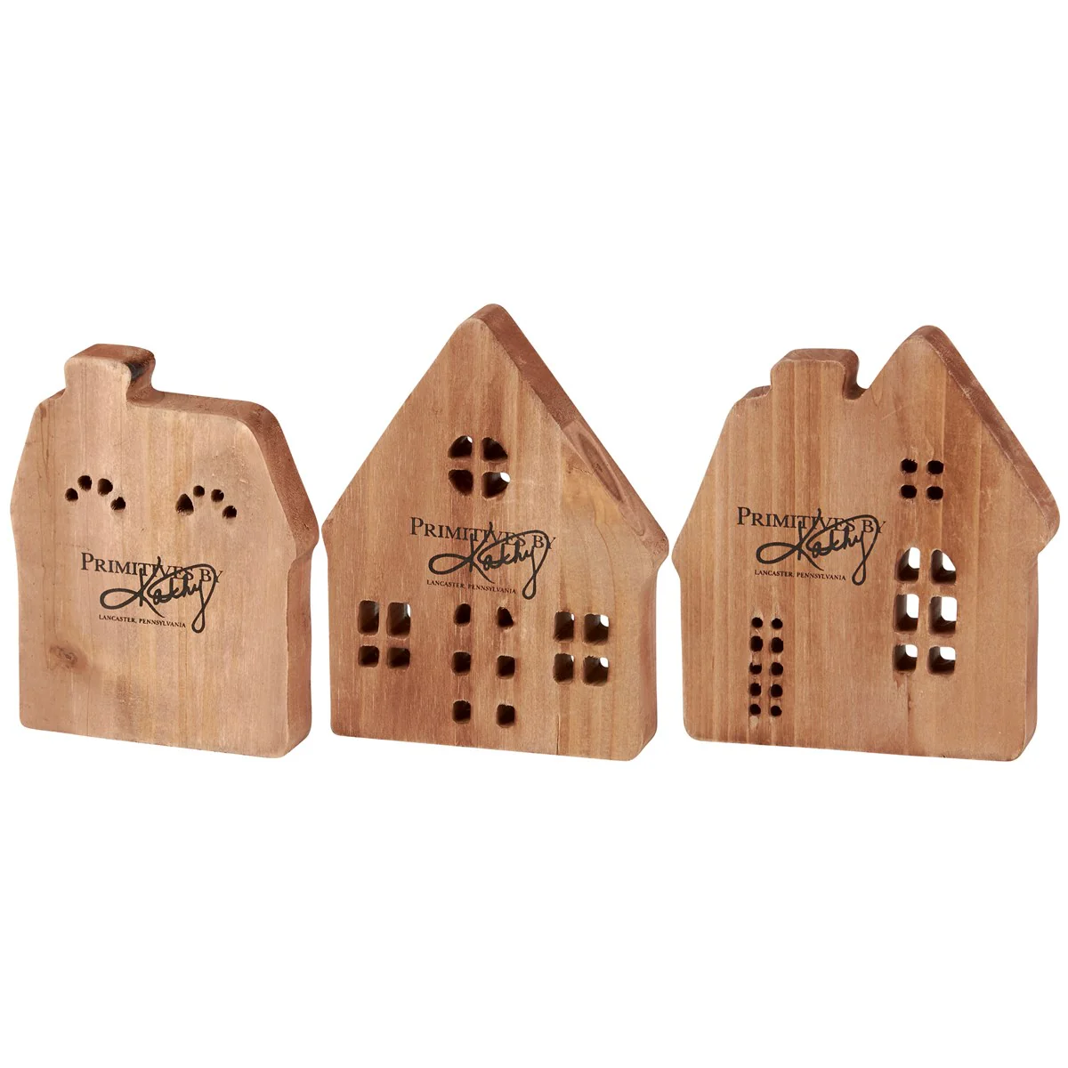 Gingerbread Village Wooden Chunky Sitter Set - Image 3