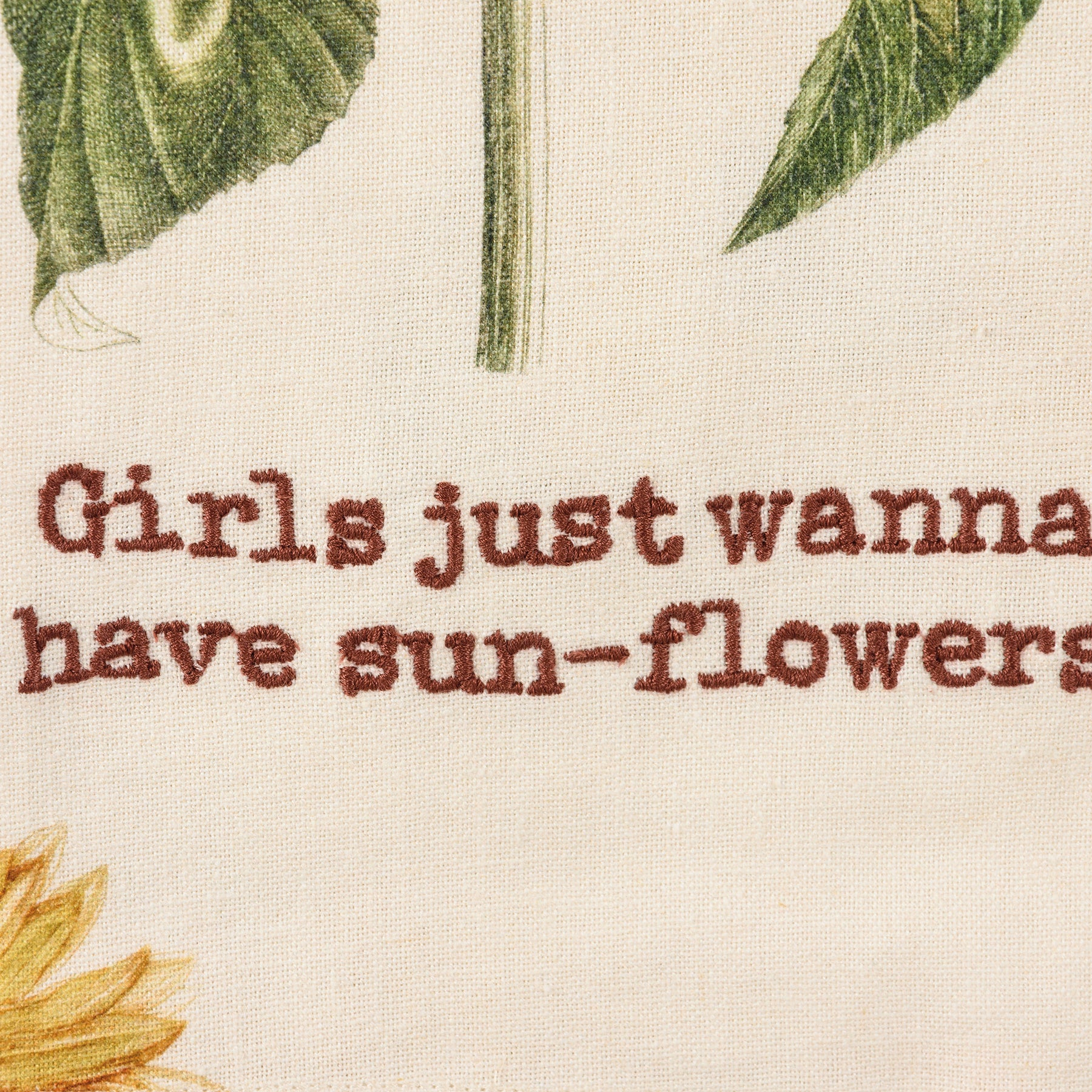 ๐ Girls Just Wanna Have Sun-flowers Kitchen Towel - Image 3
