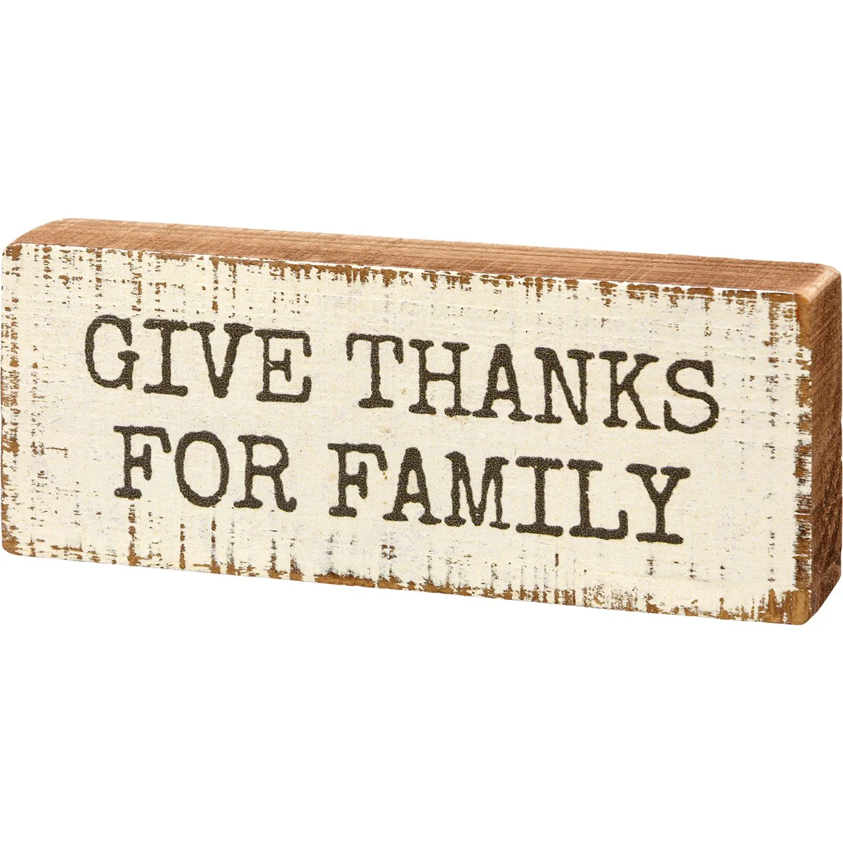 ๐ Give Thanks For Family Mini Block Sign