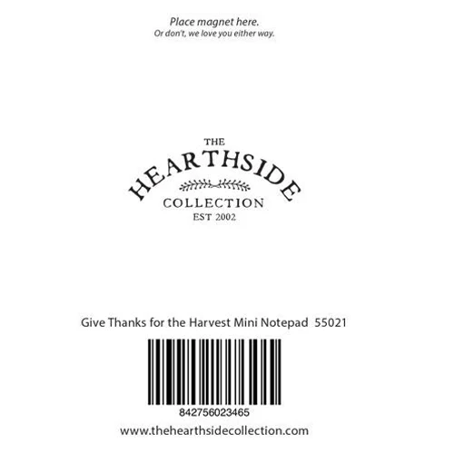 Give Thanks for the Harvest Fall Magnetic Notepad - Image 2