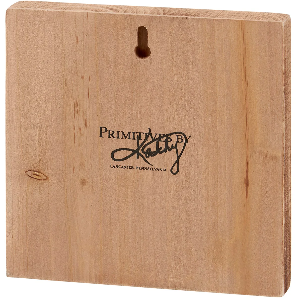 Give Thanks Pumpkin 8" Wooden Block Sign - Image 3