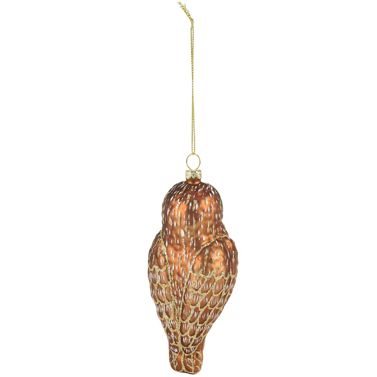 Glass Screech Owl Ornament - Image 3