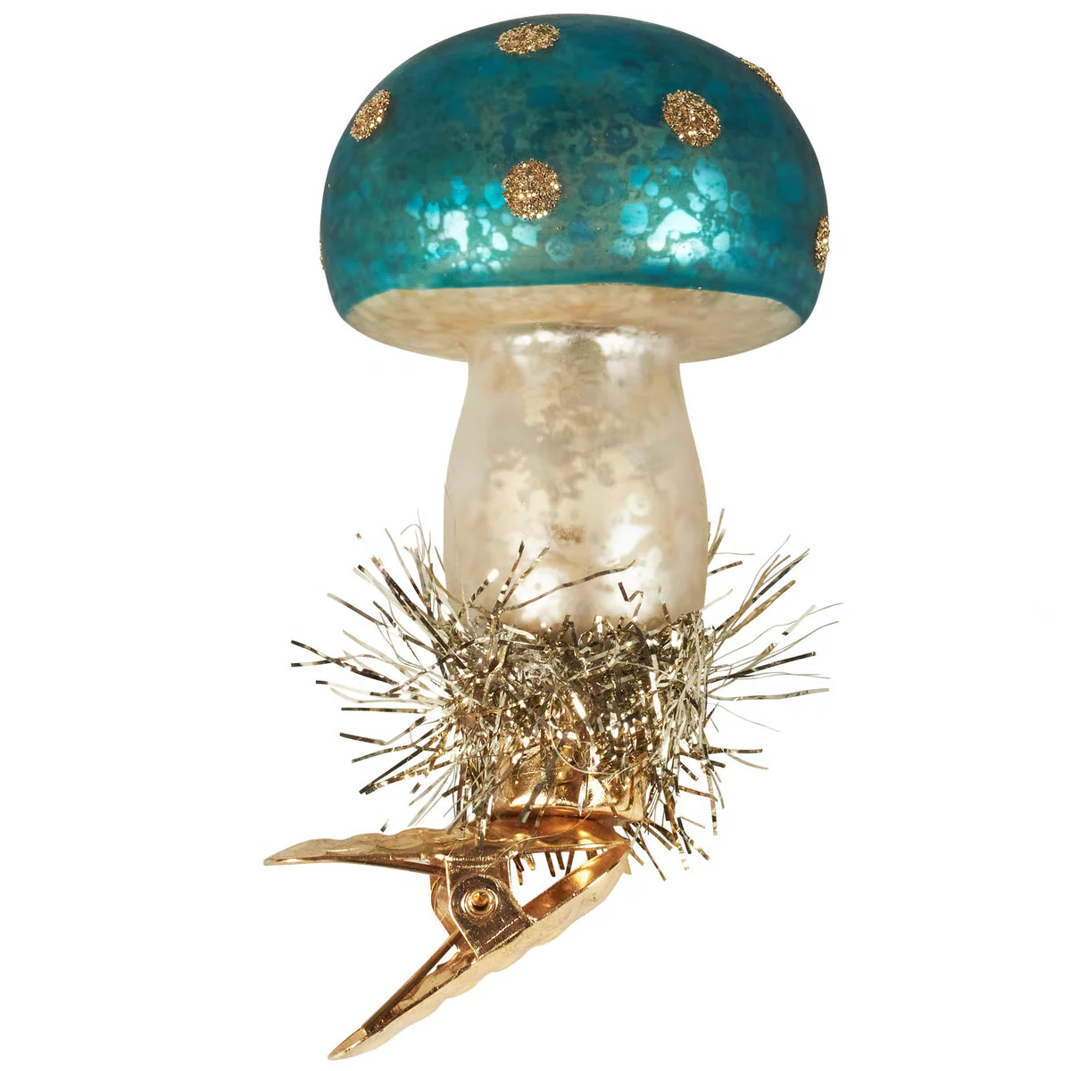DAY 23 ✨ 25 Days of Ornaments ✨ Glass Vintage-Style Mushroom Ornament Set - Image 3