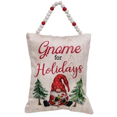 ๐ Gnome For The Holidays Mini Pillow Ornament - Image 2