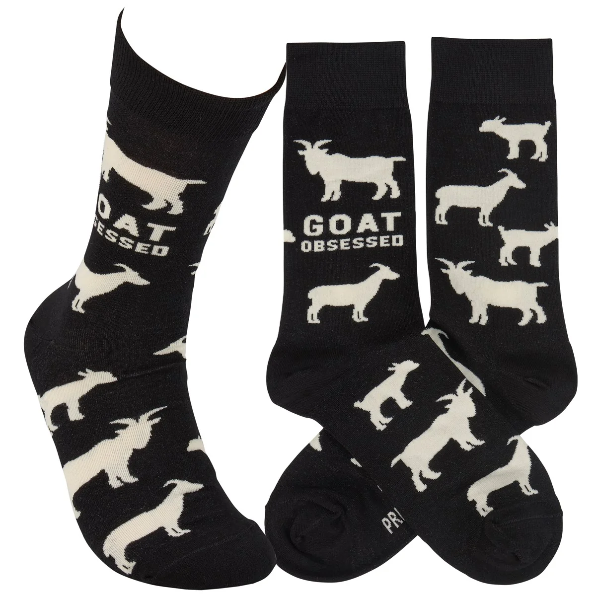 Goat Obsessed Fun Novelty Socks - Image 3