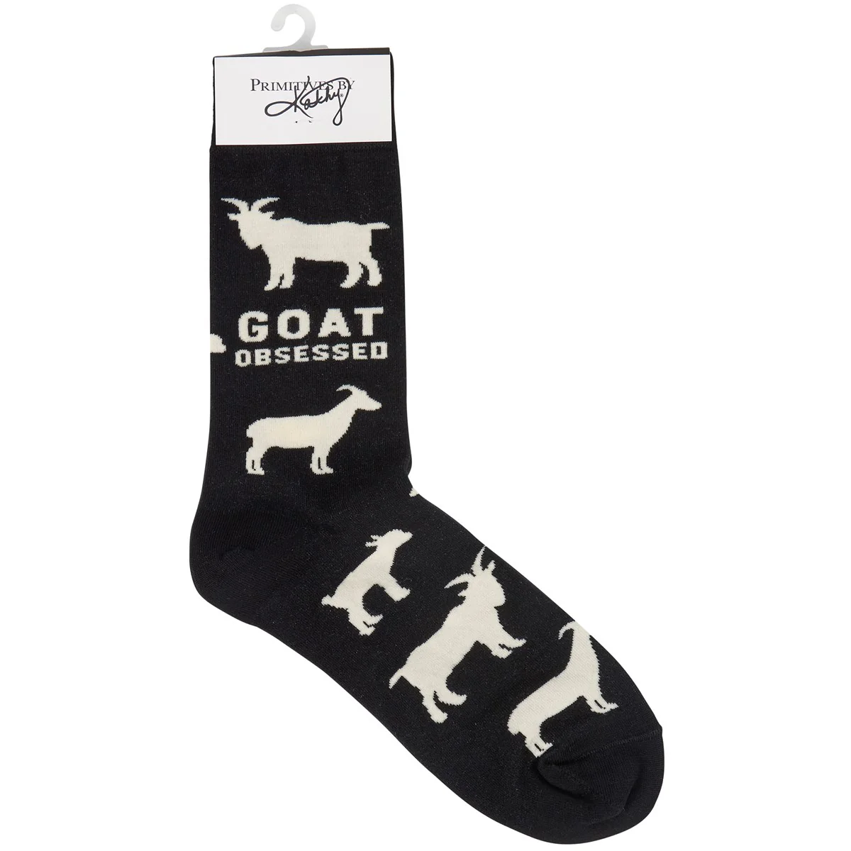 Goat Obsessed Fun Novelty Socks - Image 4