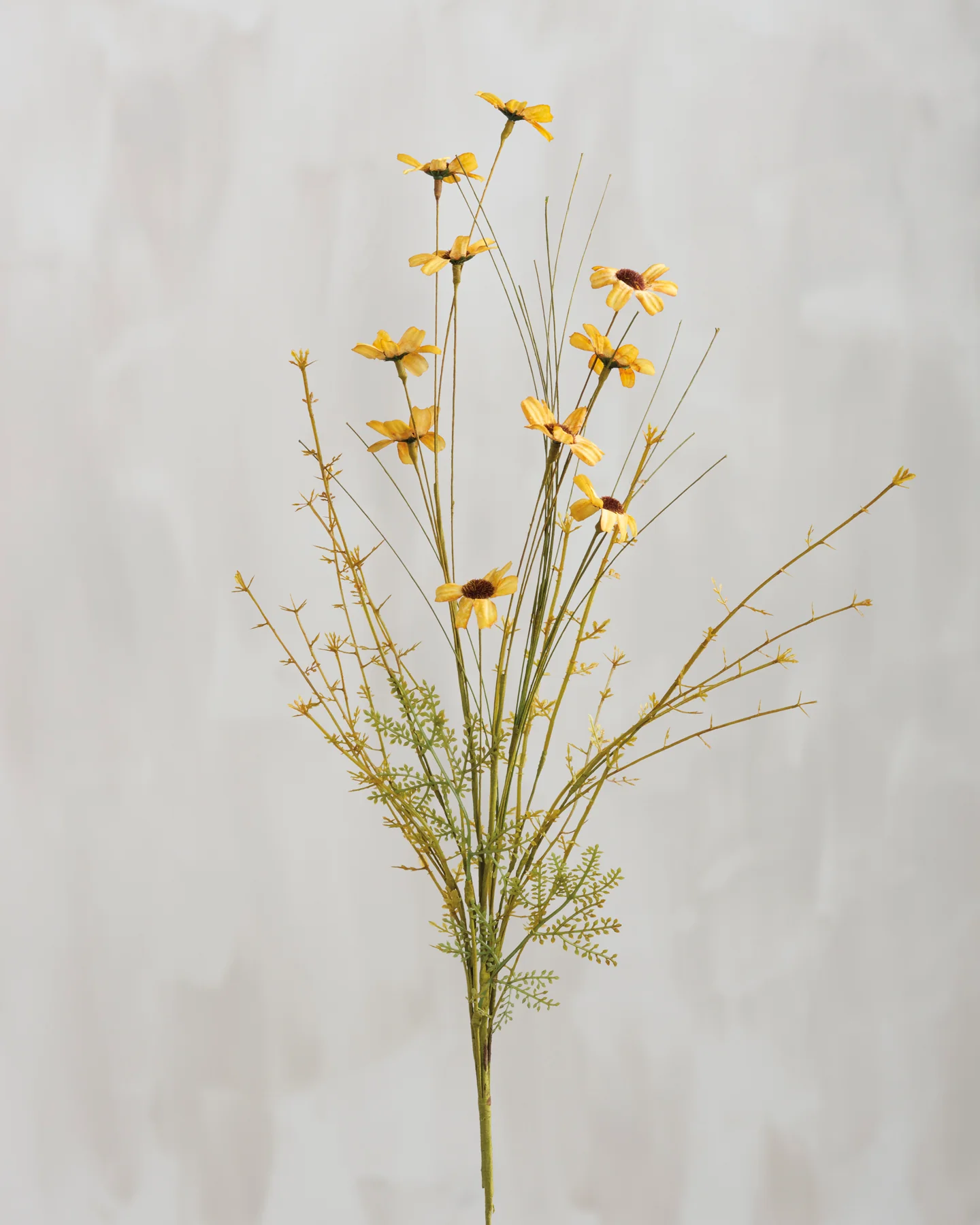 Gold Floral Mix 24" Faux Floral Spray - Image 3