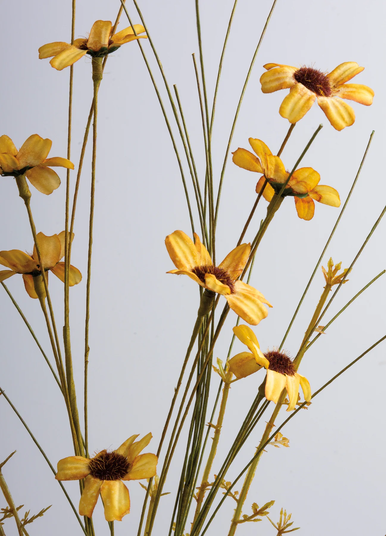 Gold Floral Mix 24" Faux Floral Spray - Image 4