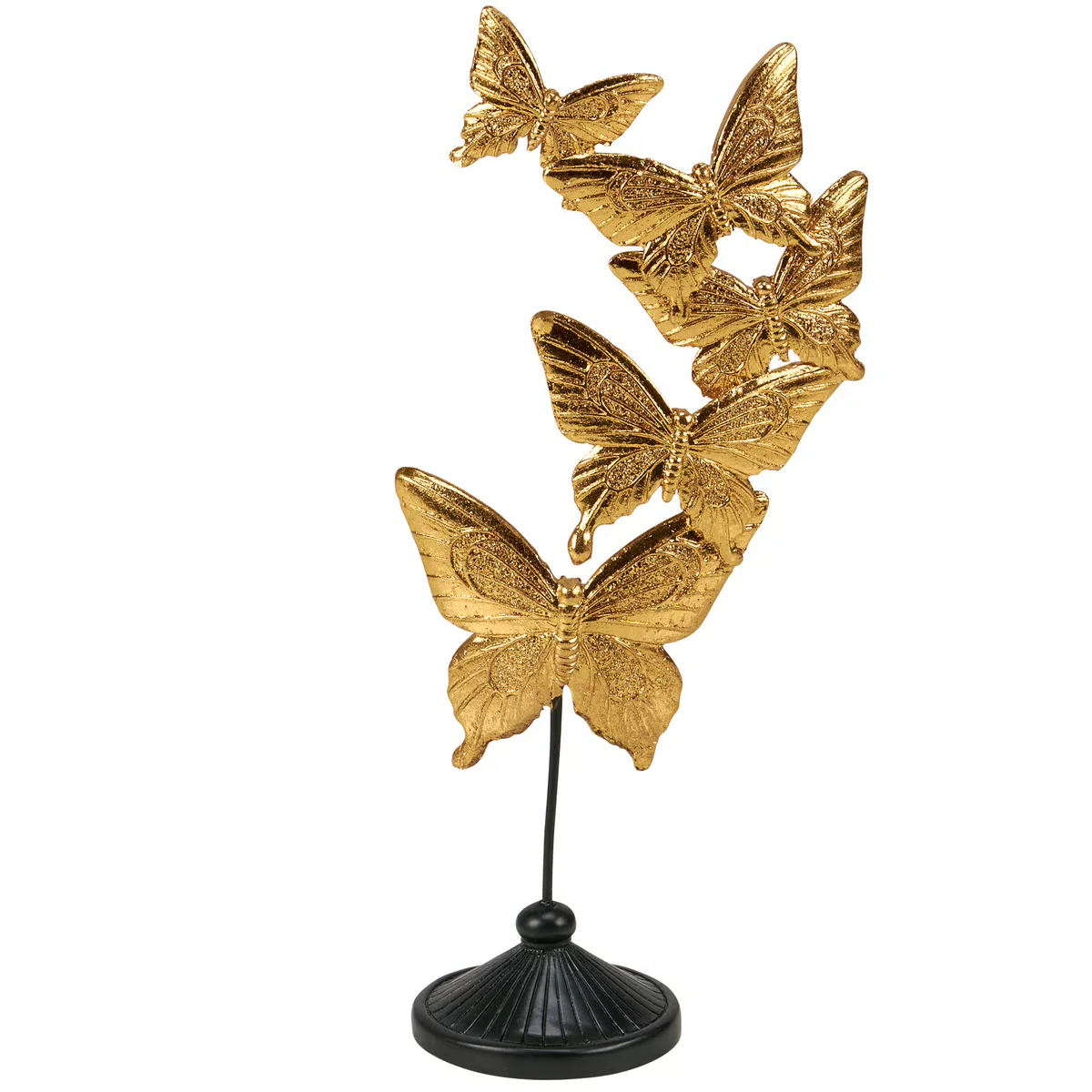 Golden Butterflies Tabletop Figurine - Image 3