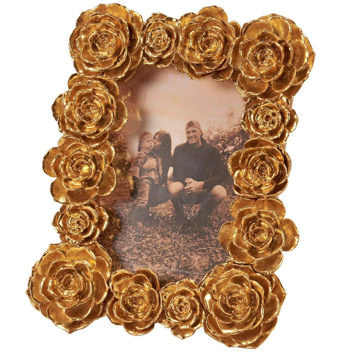 Goleen Rose Photo Frame Holds 4" x 6" photo