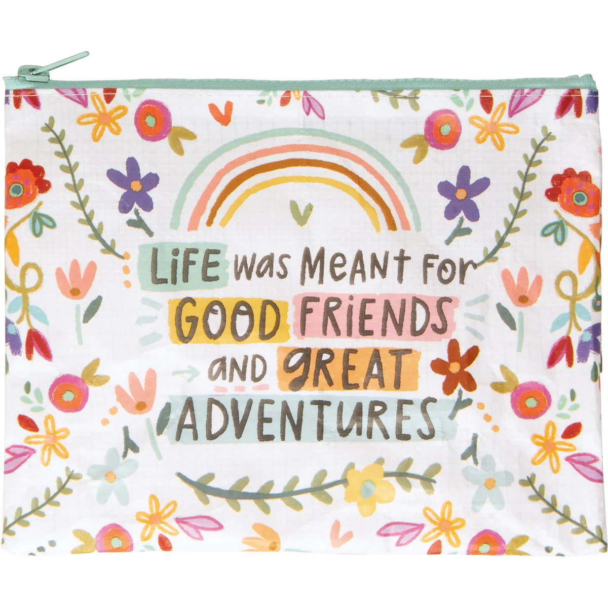 💙 Good Friends And Great Adventures Zipper Pouch - Image 4