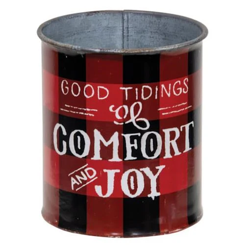 💙 Good Tidings Christmas Buffalo Plaid Lil' Bucket