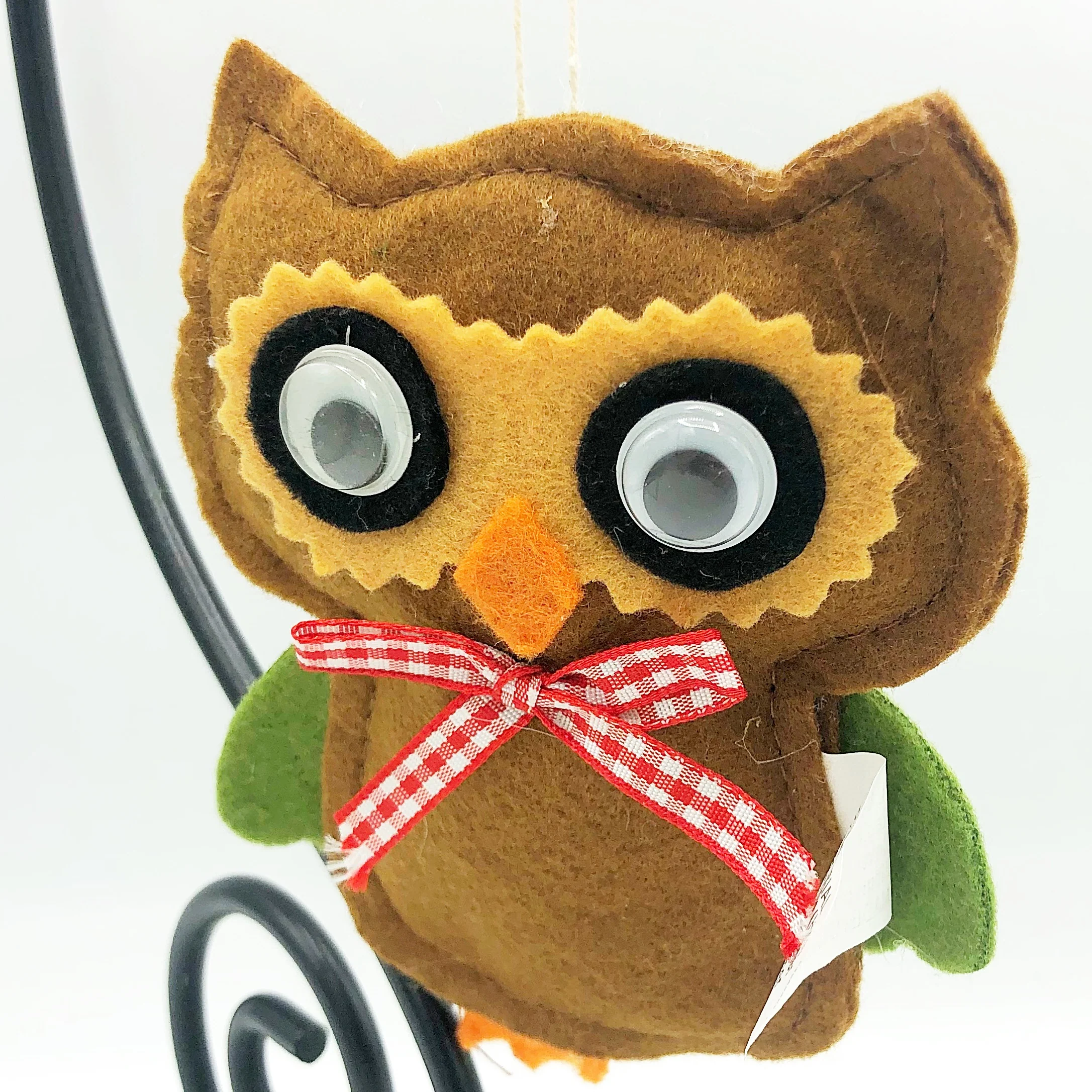 ๐ Googly Eyed Owl Felt Ornament