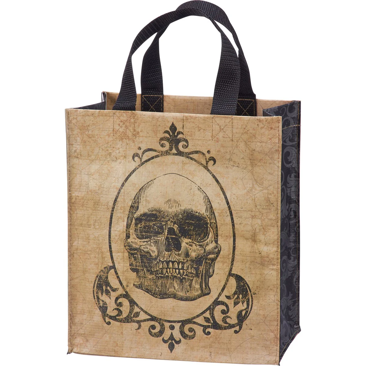 Surprise Me Sale 🤭 💙 Gothic Skull Halloween Reusable Market Tote Gift Bag