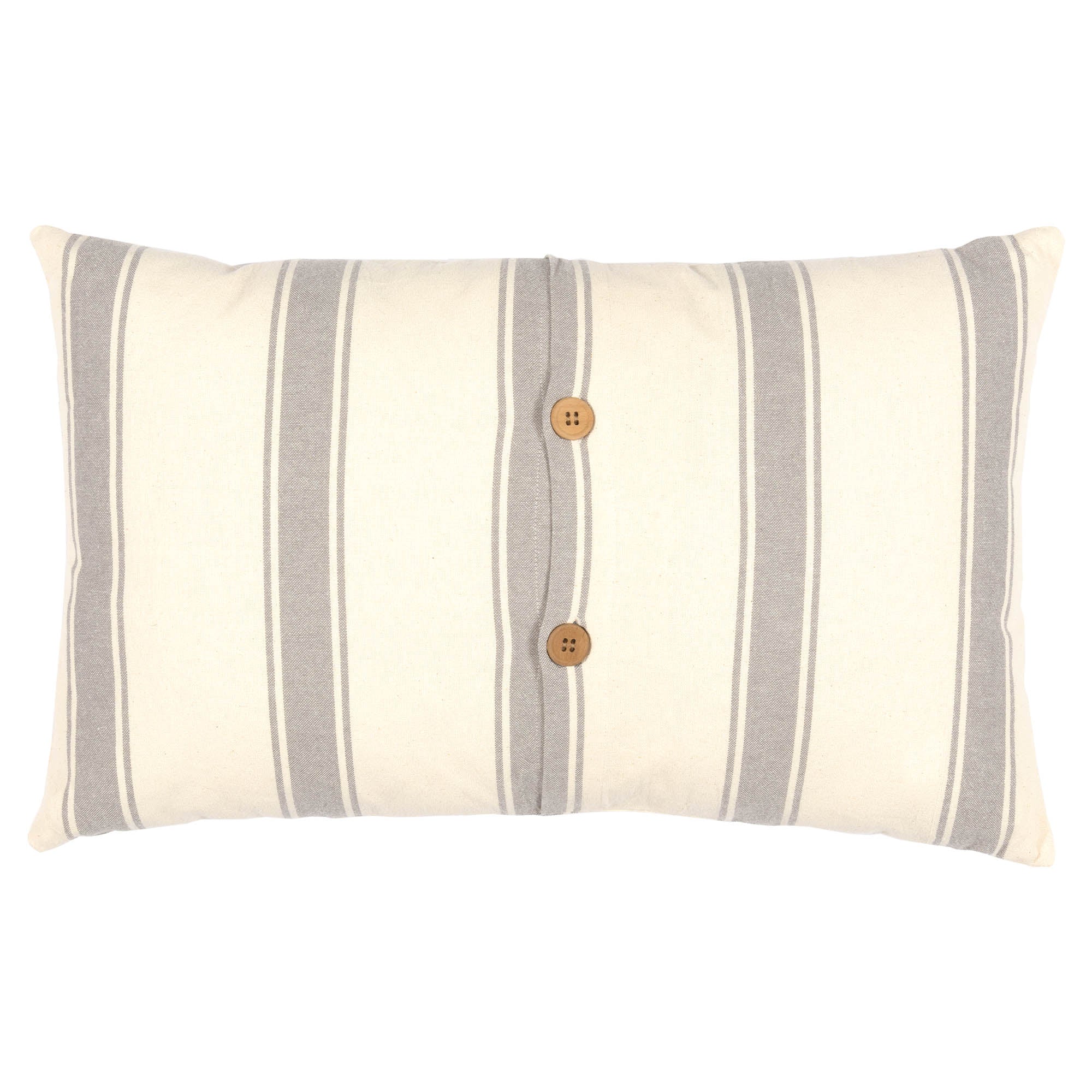 Grace Fabric Striped 22" Throw Pillow - Image 3