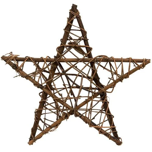 Grapevine Star 12" Natural Decor