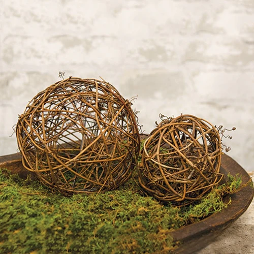 💙 Grapevine Twig 4" Decorative Ball - Image 2