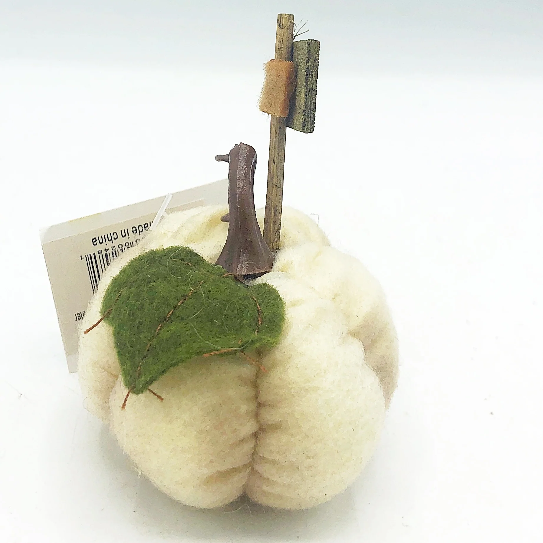 ๐ Surprise Me Sale ๐คญ ๐ Grateful Mini White Cloth Pumpkin - Image 4