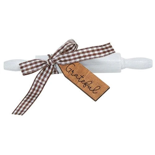 Grateful Mini Wooden Rolling Pin Decor - Image 2