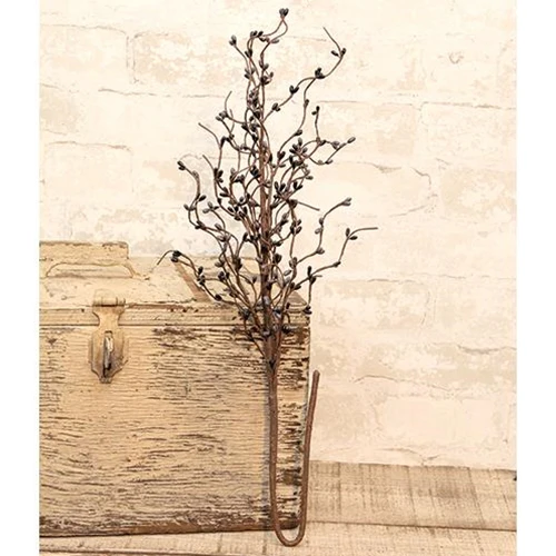 ๐ Gray & Black Pip Berry 26" Spray